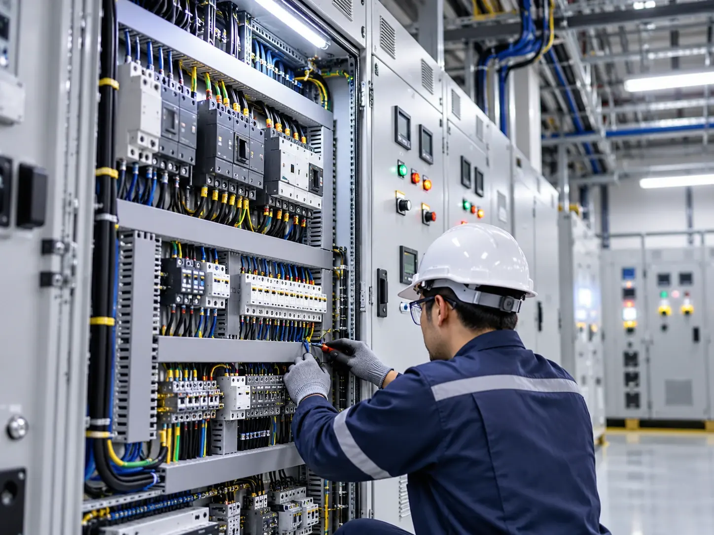 Illustrative industrial engineering visual