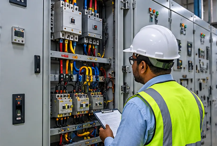 Illustrative industrial switchgear and electrical control panels